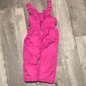 2t Pink Platinum Bright Pink Kids Overalls